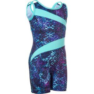 Future Star by Capezio Girls Unitard Gymnastics & Dance with Strapping || Small